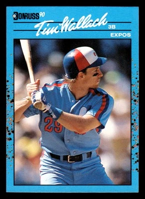 Tim Wallach 1990 Donruss Best of the NL #55 Montreal Expos - Image 1 of 2