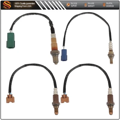 Sensor de oxígeno aguas arriba y aguas abajo 4 piezas para Nissan Frontier Xterra 2008-2010 4,0 L Foto 1 de 4