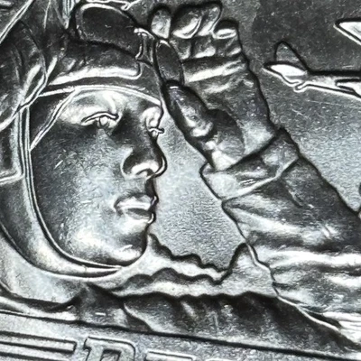 2023 P New Doubling Error On A Bessie Coleman Quarter Found On The Nose And Lips - Image 1 of 4