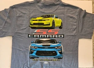 SS Chevrolet Camaro (275) 100% Cotton Bue T-Shirt - Picture 1 of 2