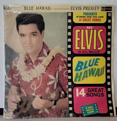 ELVIS PRESLEY - BLUE HAWAII Soundtrack 1961 RCA RD-27238 UK MONO 1ST EDITION LP - Image 1 of 3