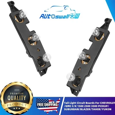 Taillight Circuit Boards For Chevy C/K 1500 2500 3500 /BLAZER Connector Plates Foto 1 de 4