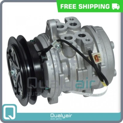 AC Compressor 10P08E fits Suzuki Samurai QR - Image 1 of 4