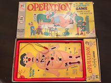 VINTAGE 1963 Milton Bradley OPERATION Board Game Incomplete in BOX