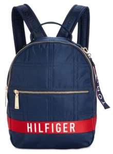 Tommy Hilfiger V2204 Navy Malena Quilted Backpack - Picture 1 of 1