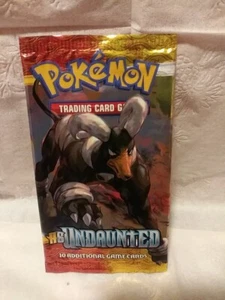 Pokemon TCG Heartgold Soulsilver Umdaunted Booster Pack Open/Empty Houndoom - Picture 1 of 3