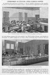 OSWEGO ( NY ) l4 ÉCOLE NATIONALE / ADP DE DANIEL BELLET 1894 - Picture 1 of 2