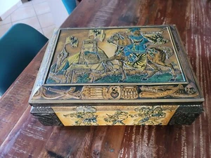 Antik xl Blechdose von Lebkuchenfabrik E.Otto Schmidt Nürnberg - Bild 1 von 6