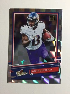 Tarjeta de fútbol americano Panini-Donruss #TR-DD 2019 Devin Duvernay Prizm Rookie casi nueva/como nueva NFL - Imagen 1 de 1