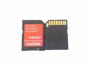 NEW 2 X SANDISK MicroSD MicroSDHC TF Card To SD Card Adapter 