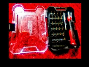 Juego de controladores de precisión Hyper Tough 26 piezas: controlador, extensión, brocas de precisión y estuche - Imagen 1 de 12