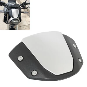 Silver Windscreen Windshield Screen Shield For HONDA CB650R 19-23 CB1000R 18-20 - Picture 1 of 8
