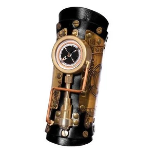 Steampunk Arm Sleeve with Compass Vambrace for Punk Cosplay Halloween Party - Picture 1 of 6