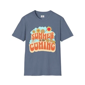 Summer is Coming T-Shirt Unisex Tee Beachwear Casual Summer Top Vacation gift - Picture 1 of 25