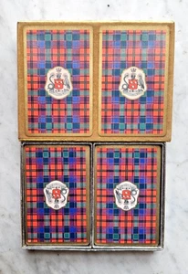 Vintage Deck Congress 2 Deck Canasta Cards Virtutis Gloria Merces Scotland - Picture 1 of 4