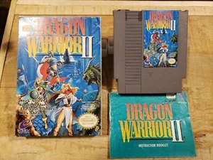 RARE! Dragon Warrior II (NES, 1990) Authentic, Tested, Working! MUST SEE! - Picture 1 of 11