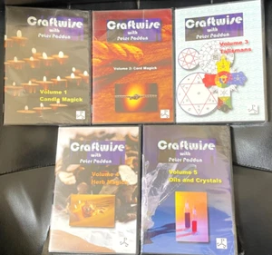 Craftwise with Peter Paddon 5 DVD Set Wiccan, Spellcrafting, Witchcraft, Magic - Picture 1 of 3