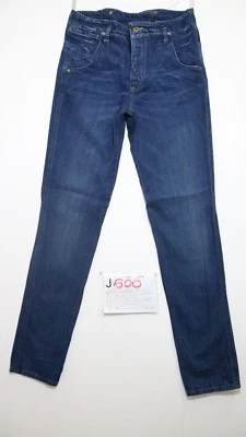 Lee Jeen Slim (Cod.J500) Tg.42 W28 L33 Jean Boyfriend Raccourci D'Occasion - Photo 1/3