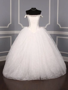 ST. PUCCHI Valentina Z114 White Cinderella Ballgown Wedding Dress Bridal Gown - Picture 1 of 12