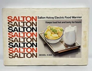 Vintage Salton Hot Tray 16” x 11” Electric Food Warmer H-928 NEW Sealed - Picture 1 of 10