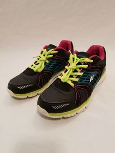 Athletech Women's Sneakers Size 7 Black Pink Blue Green Tennis Shoes Athletic  - Picture 1 of 12