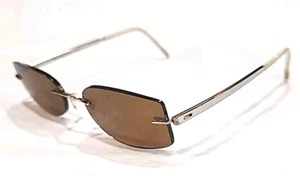 Silhouette 7639 20 6051 Gold RANDLOS Weiß Brille 51-19 140 OHNE Gläser - Bild 1 von 9