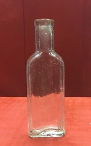 RARE 4" 1890's Vtg Aqua Glass Medicine Bottle Foley & Co Chicago USA Honey &Tar - Picture 1 of 4