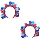 2pcs Independence Day Hairband patriotische Kopfband 4. Juli Party HairAccessory