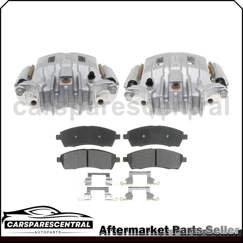 Juego de 3 pinzas y pastillas de freno traseras para Ford F-350 Super Duty 6,8 L 1999-2004 Foto 1 de 4