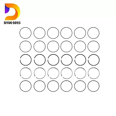 Juego de anillos de pistón de motor para Suzuki Grand Vitara 2006-2008 2,7 l DOHC H27A Foto 1 de 4