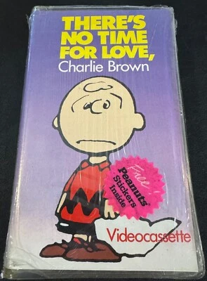 There's No Time for Love, Charlie Brown (VHS Clamshell, 1991) - Vintage - RARE - Image 1 of 4