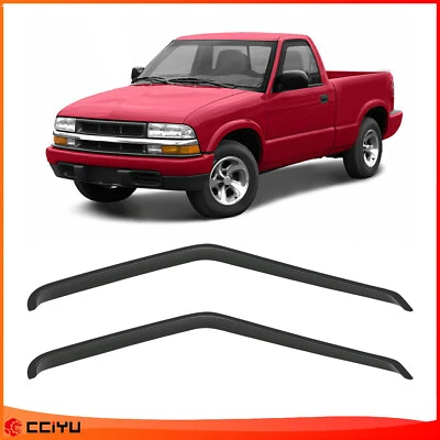 Viseras de ventana con cinta protectora para sol/lluvia para Chevy S10/GMC Sonoma Foto 1 de 4
