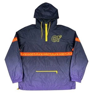 Odd Future Windbreaker Jacket Mens Size Small Nylon Hoodie Pullover Anorak Ombre - Picture 1 of 8