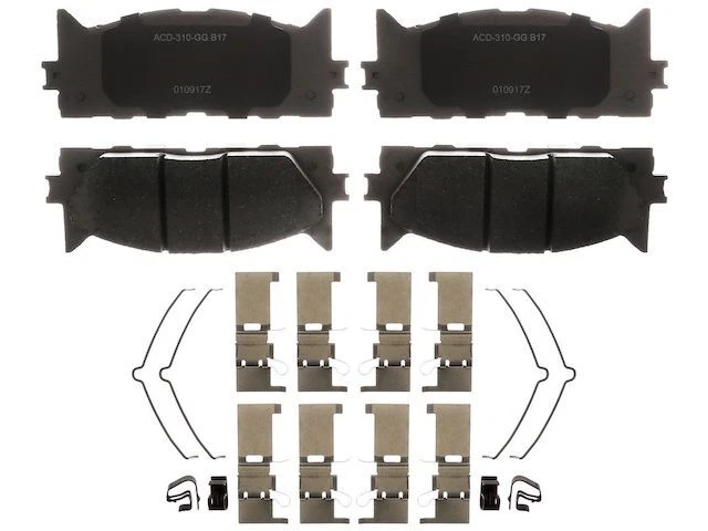 Комплект передних серебристых тормозных колодок AC Delco подходит для Lexus ES350 2007-2018 16QBQK - Изображение 1 из 1