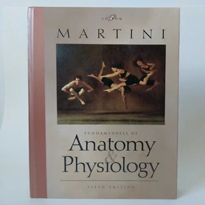 2001 "Fundamentals Of Anatomy & Physiology" 5th, By Fredrick Martini HC VG - Imagen 1 de 12