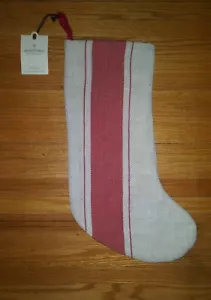 Hearth & Hand With Magnolia Red Striped Christmas Stocking - Picture 1 of 4
