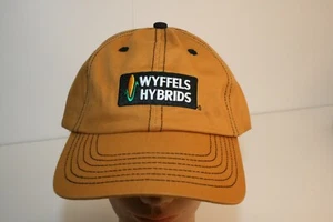 WYFFELS HYBRIDS SEED CORN FARMING FARM CAP HAT ADJUSTABLE STRAP BACK K-PRODUCTS - Picture 1 of 10