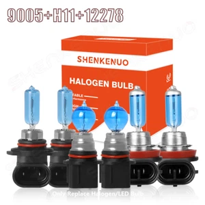 For 2015-2020 GMC Yukon XL Combo Halogen Headlight Bulbs Hi/Lo Beam+Fog Light 6x - Bild 1 von 17