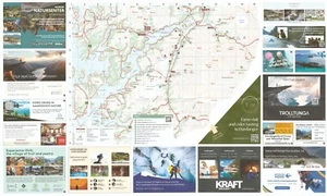Hardangerfjord Norwegen Map und travel inspiration Landkarte Norwegen Trolltunga - Bild 1 von 4
