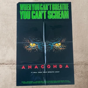 Original 1997 Double-Sided 'ANACONDA' 27x40" Movie Poster! - Picture 1 of 5