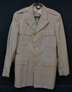 Vietnam War US Army Officers Khaki Uniform Mans Wool Tropical 1959 Contract Date - Picture 1 of 9