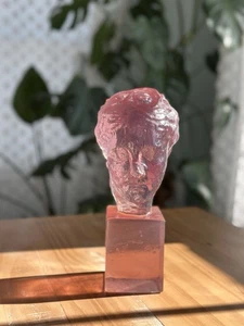 Dorothy Thorpe Harz neoklassizistische Frau Büste Skulptur MCM rosa/lila selten 9,5 Zoll - Bild 1 von 19