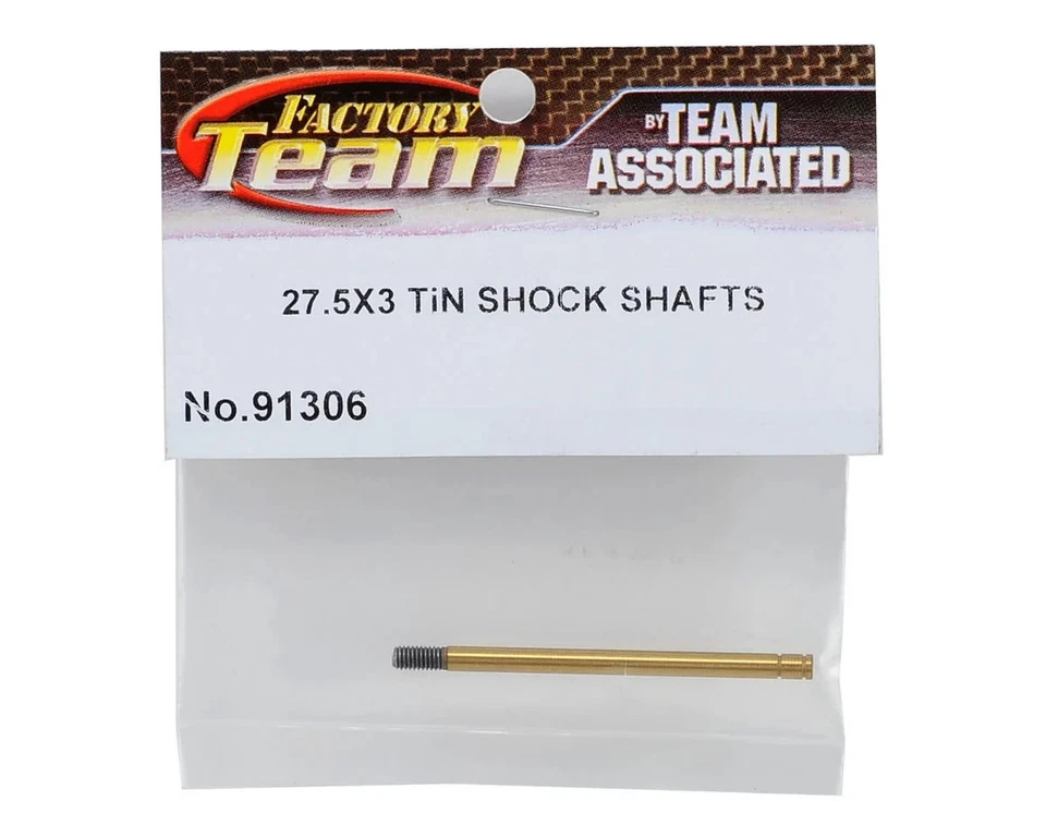 ASC91306 Team Associated 3X27.5mm Ti-Nitride Shock Shaft BoxA44 - Image 1 of 1