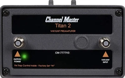 Channel Master Titan 2 High-Gain Preamplifier - TV Antenna Pre-Amplifier - Image 1 of 2