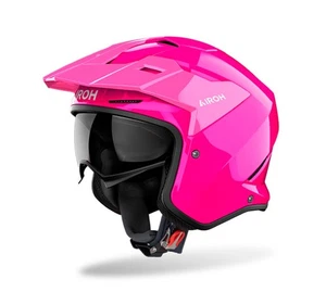 JETHELM AIROH KOMBAKT KO11 FARBE FUCHSIA GLÄNZEND GRÖSSE S - Bild 1 von 1