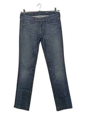 7 FOR ALL MANKIND Vaquero rectos Mujeres Vaquero Talla EU 38 azul look casual - Imagen 1 de 4