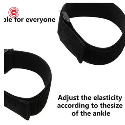 6件装骑行裤腿带弹性自行车踝带安全带户外美国 — 第 1/4 张图片