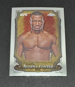 2025 Topps Chrome UFC Jailton Malhadinho Allen & Ginter #AAG-22 - Picture 1 of 2