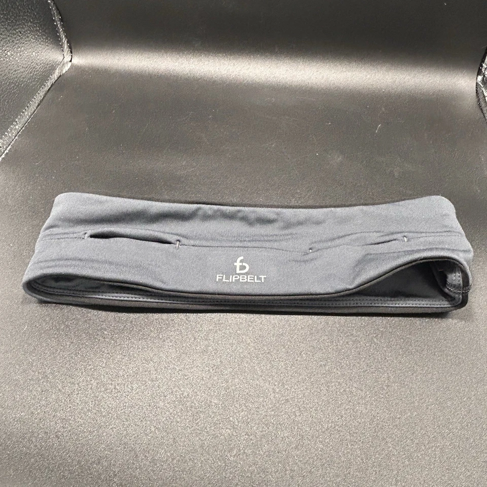 Cinturón Abatible Gris Pequeño 27" Pullover Bolsillos Gancho Elastizado Correr Foto 1 de 4