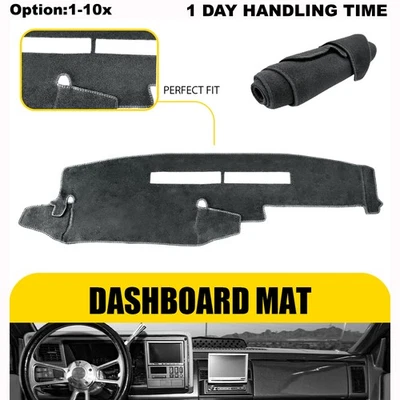 Alfombrilla de tablero de coche gris para Chevrolet K1500 K2500 K3500 1988-1994 Foto 1 de 4